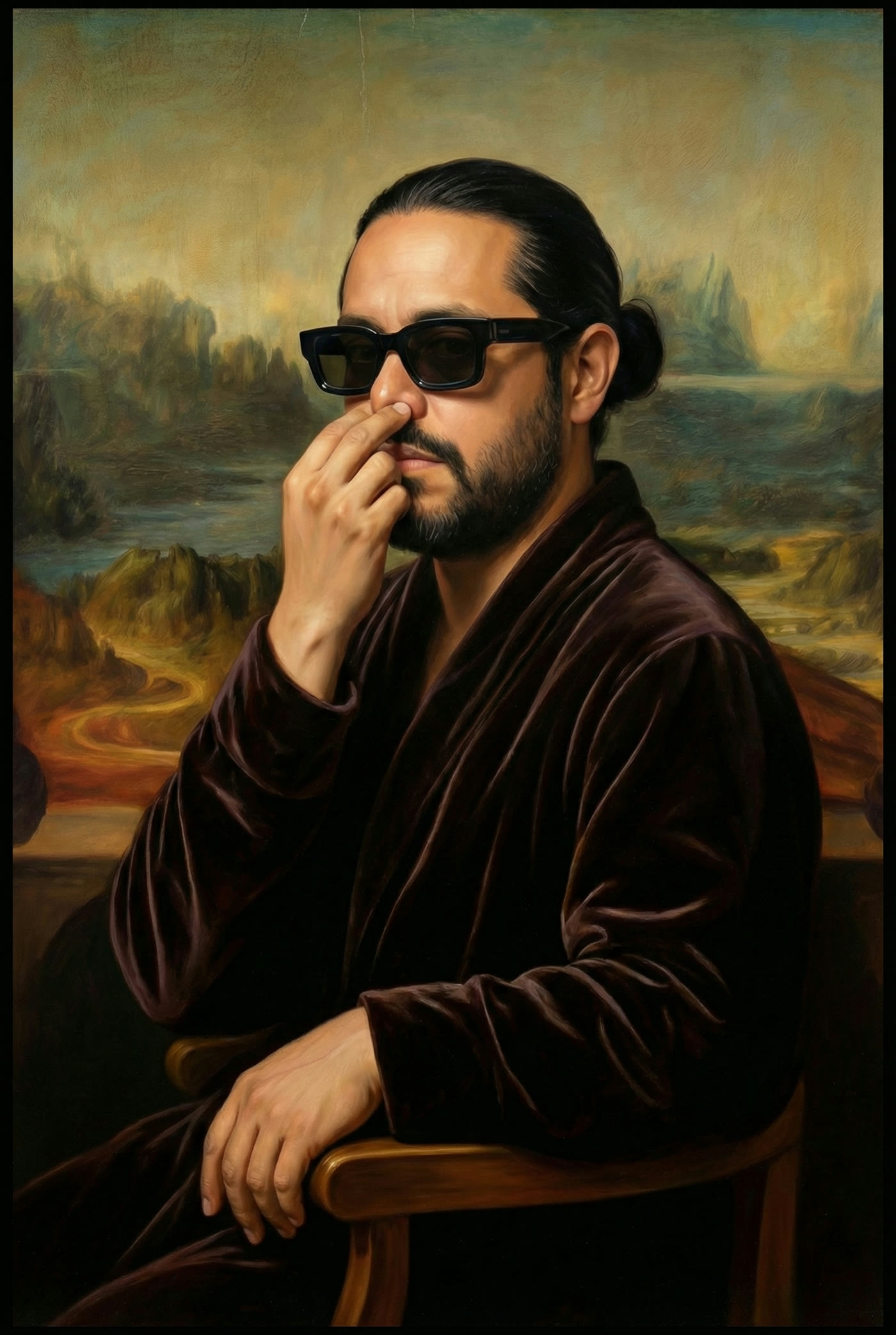 His Portrait example in the Atelier bathroom portrait style